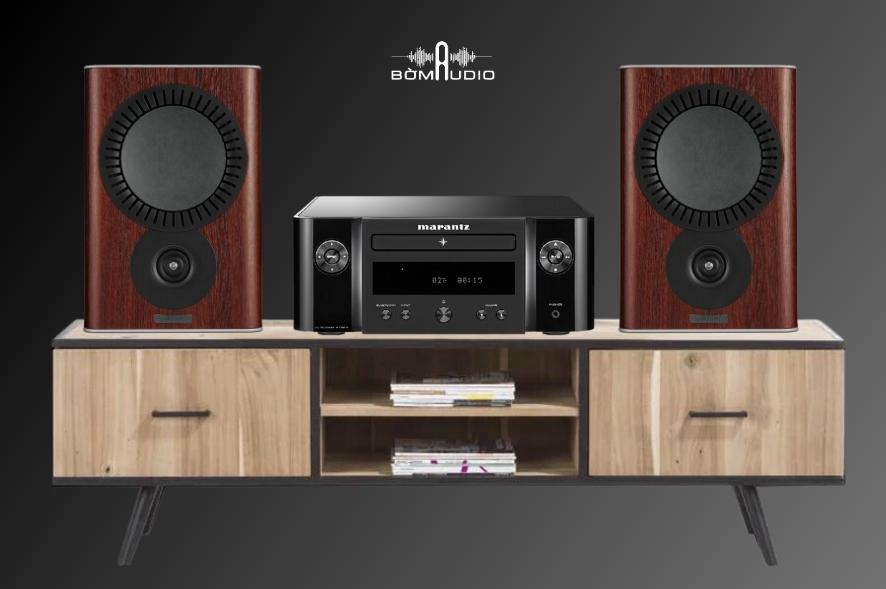 COMBO AMPLY MARANTZ CR-412 + LOA MISSION QX-2 MKII - B22