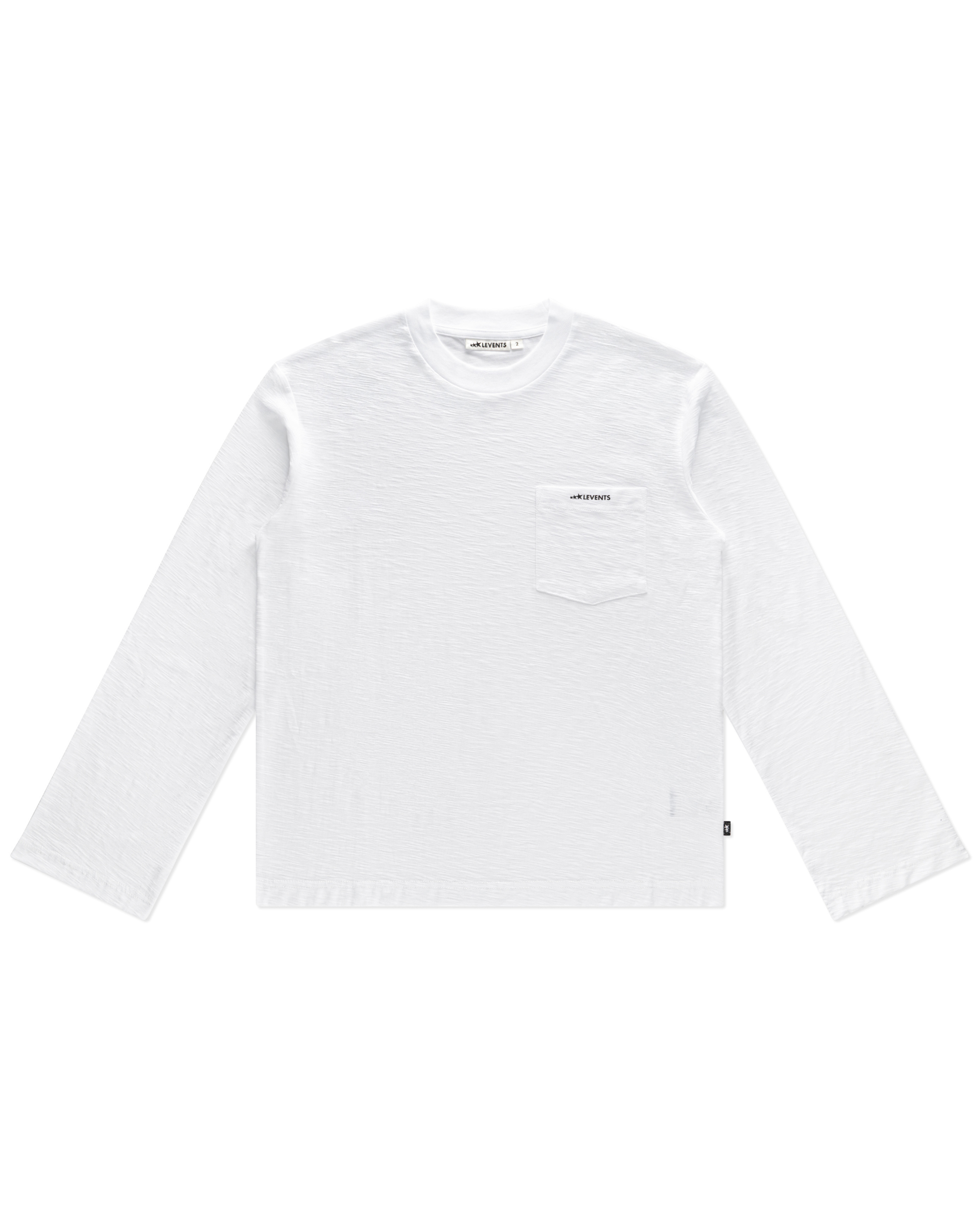 Levents® Basic Slub Long Sleeve Relaxed Tee