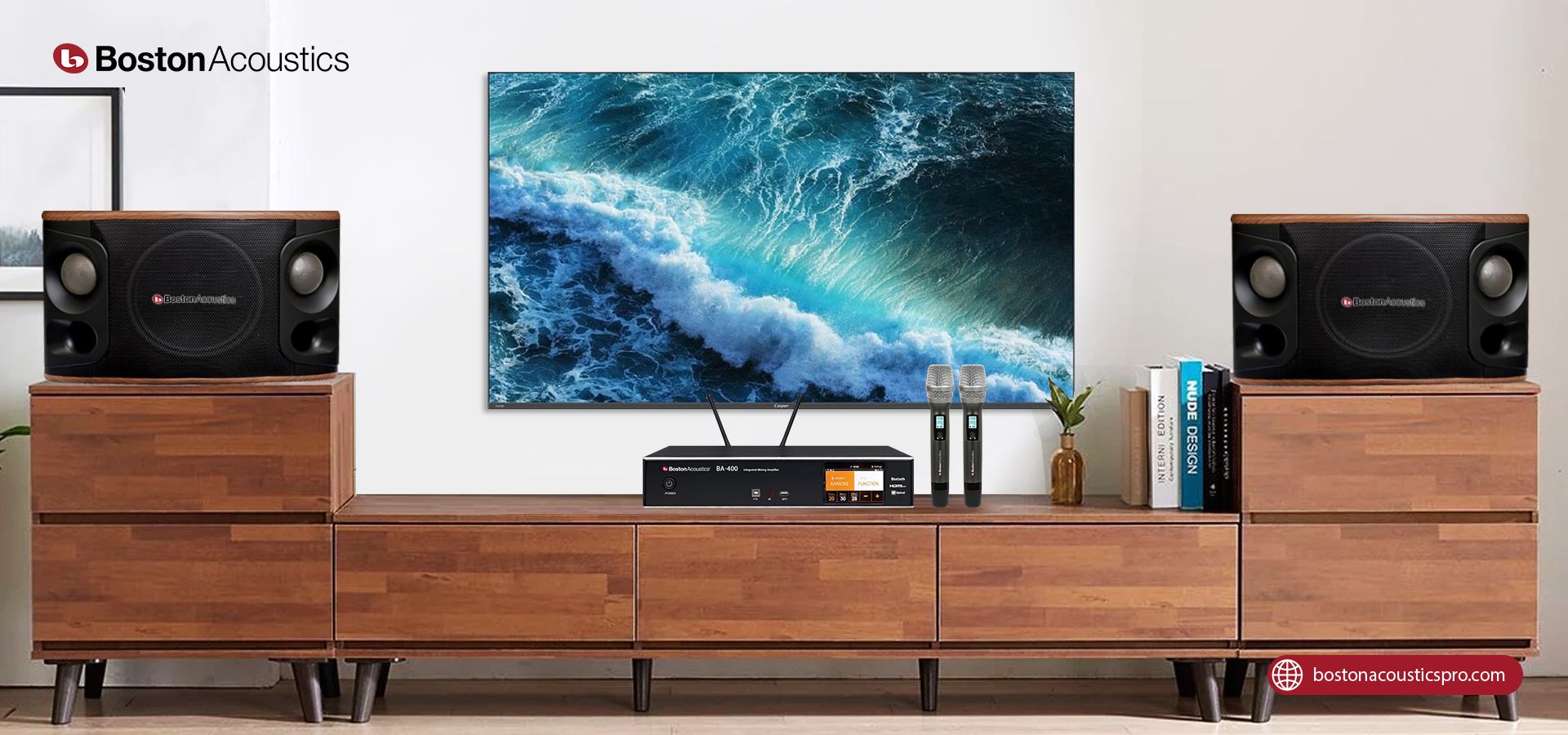 Loa karaoke Boston Acoustics MD510 ghép nối dễ dàng