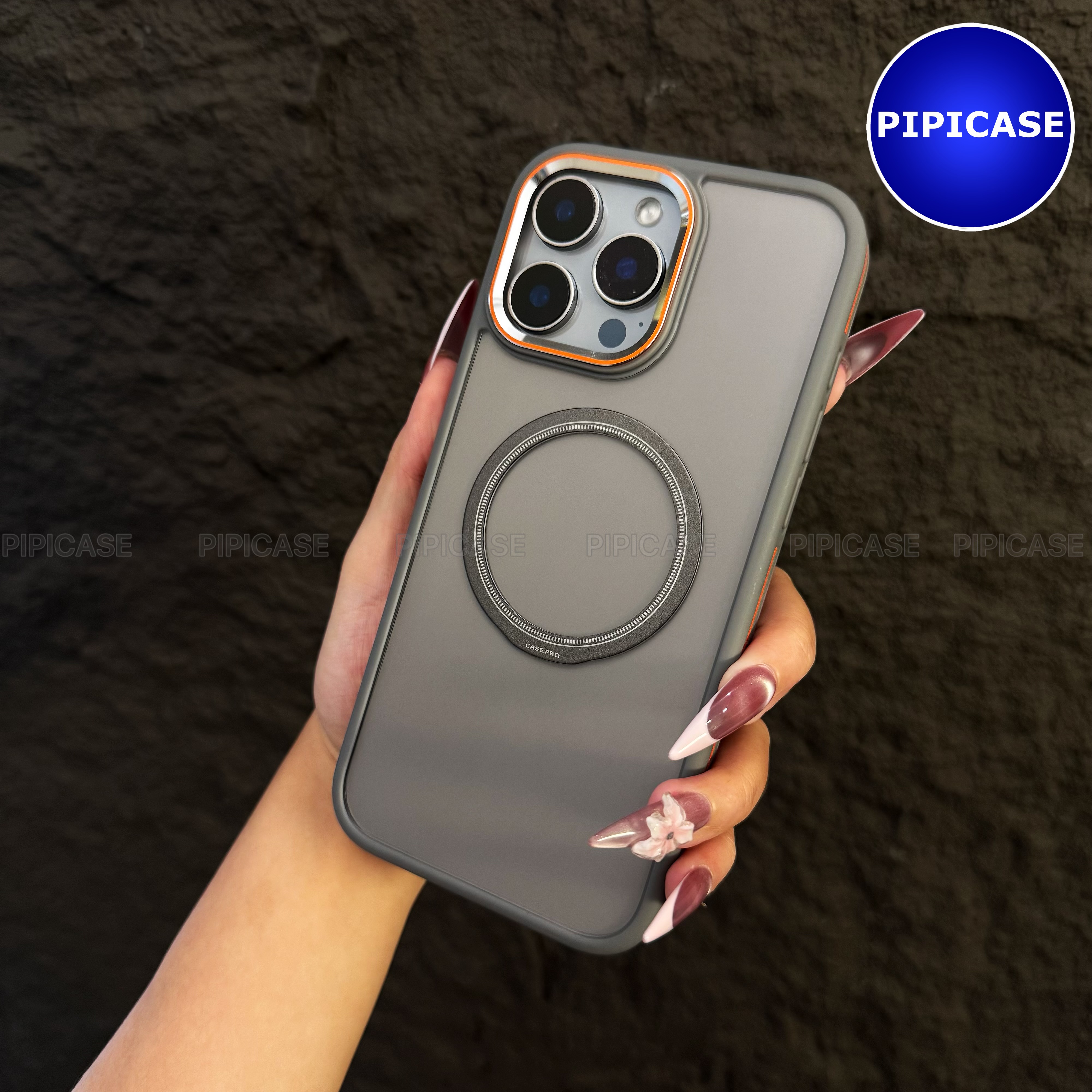 Ốp Lưng iPhone 16 Pro Max - Wigu - Xám_thumbnail_4