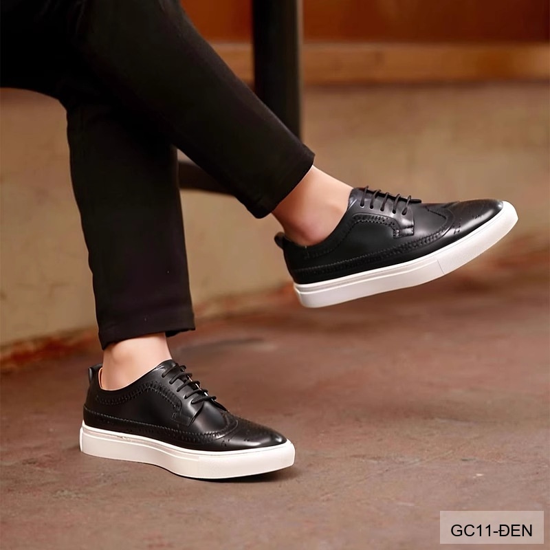 GC11 - Giày Nam Brogue Da Thật Phong Cách Anh Quốc Thiết Kế Sneaker Thời Trang_thumbnail_38