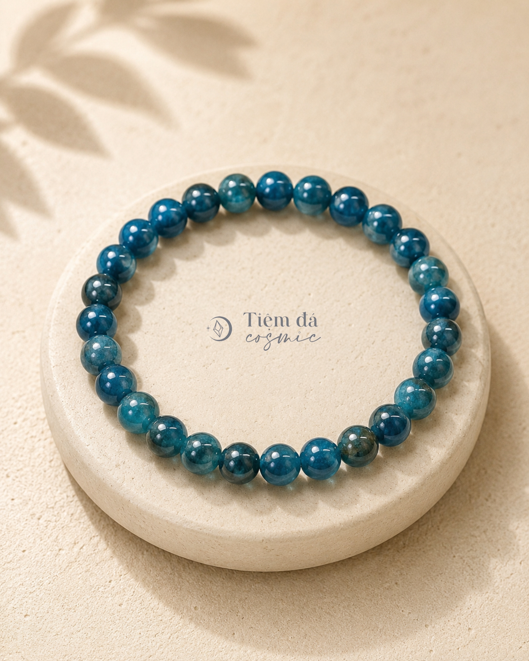 Vòng Đá Blue Apatite