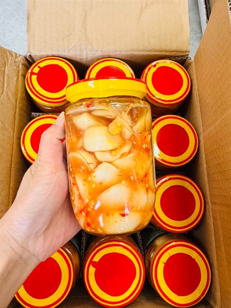 Cà pháo dầm ớt ( hũ )