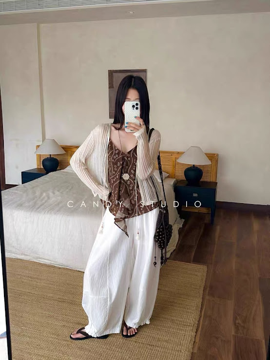 Lucas - Set áo 2 dây thổ cẩm + áo cardigan_thumbnail_3