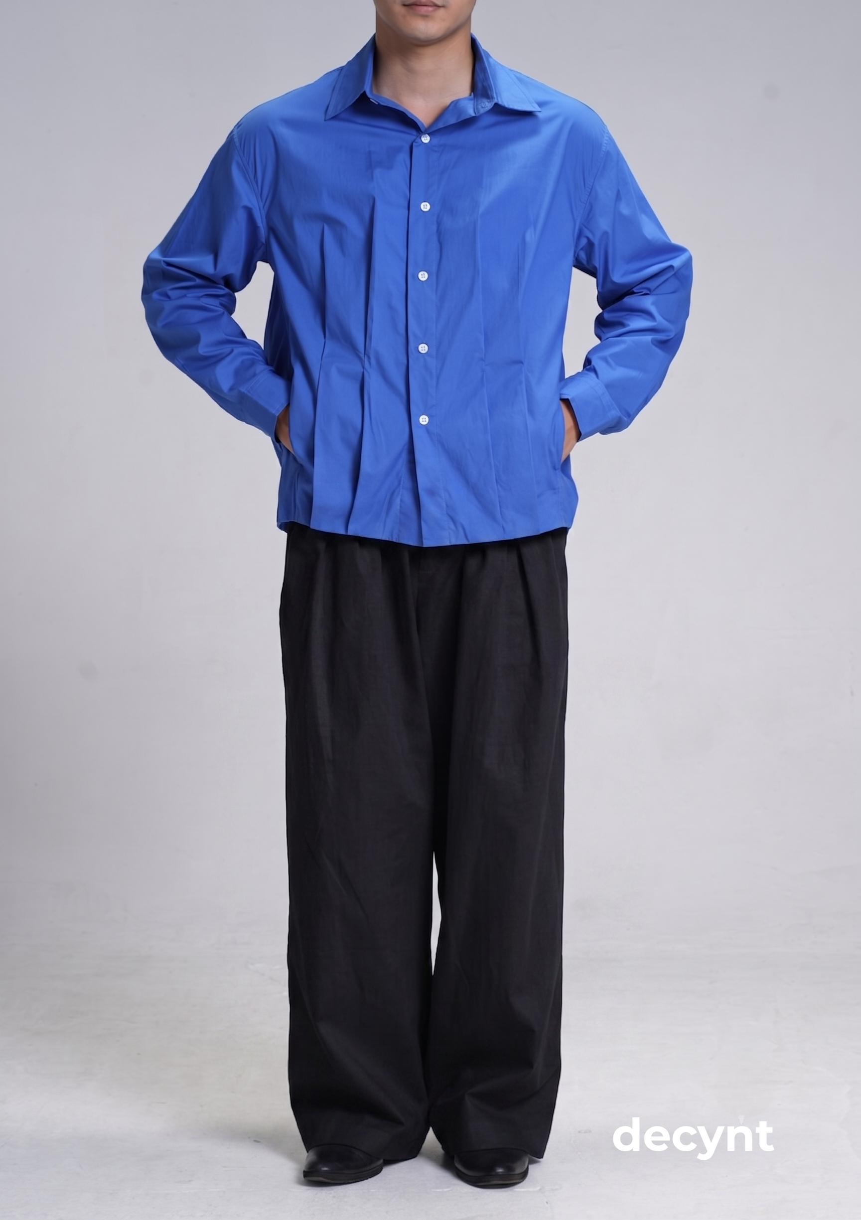 Decynt Pants 01 - Quần suông xếp ly chất liệu 100% cotton 350gsm_thumbnail_20