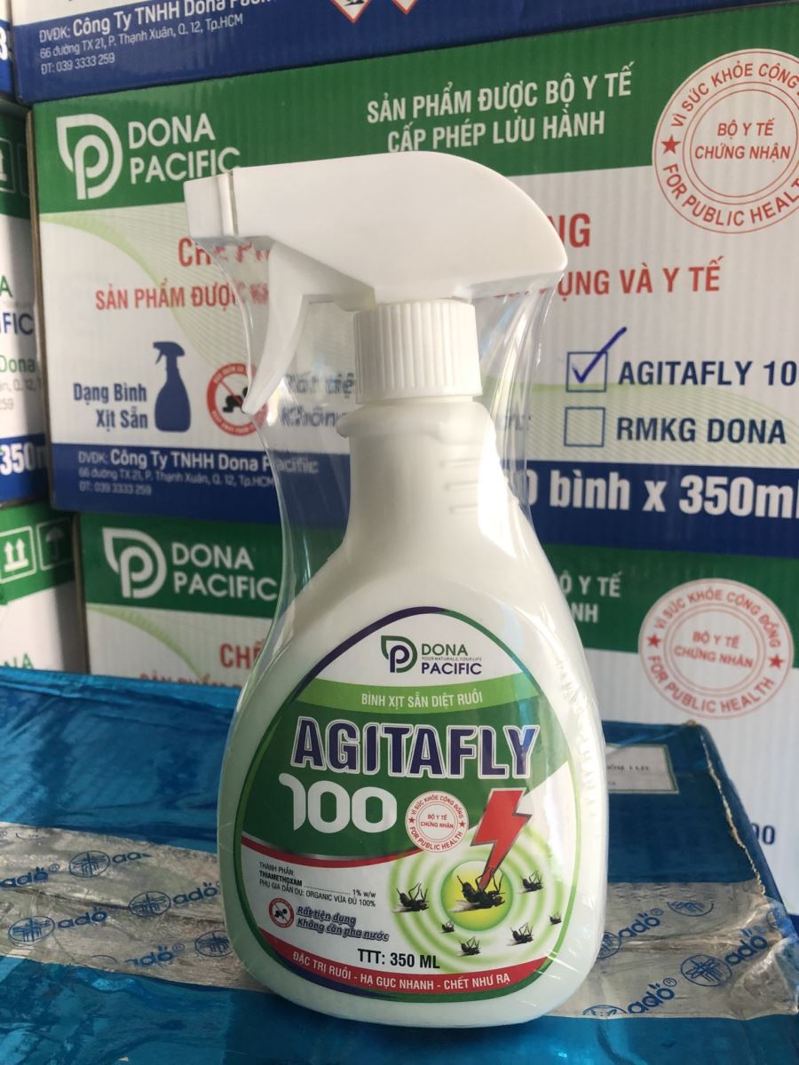 Bình xịt muỗi-ruồi-kiến-gián AGITAFLY 350ml