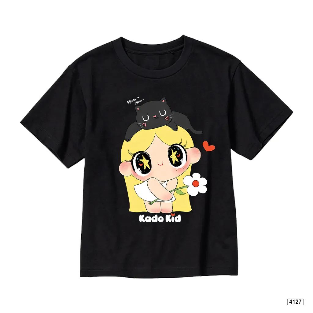 Áo thun bé gái Chibi Cat đáng yêu Kado 4127_thumbnail_8