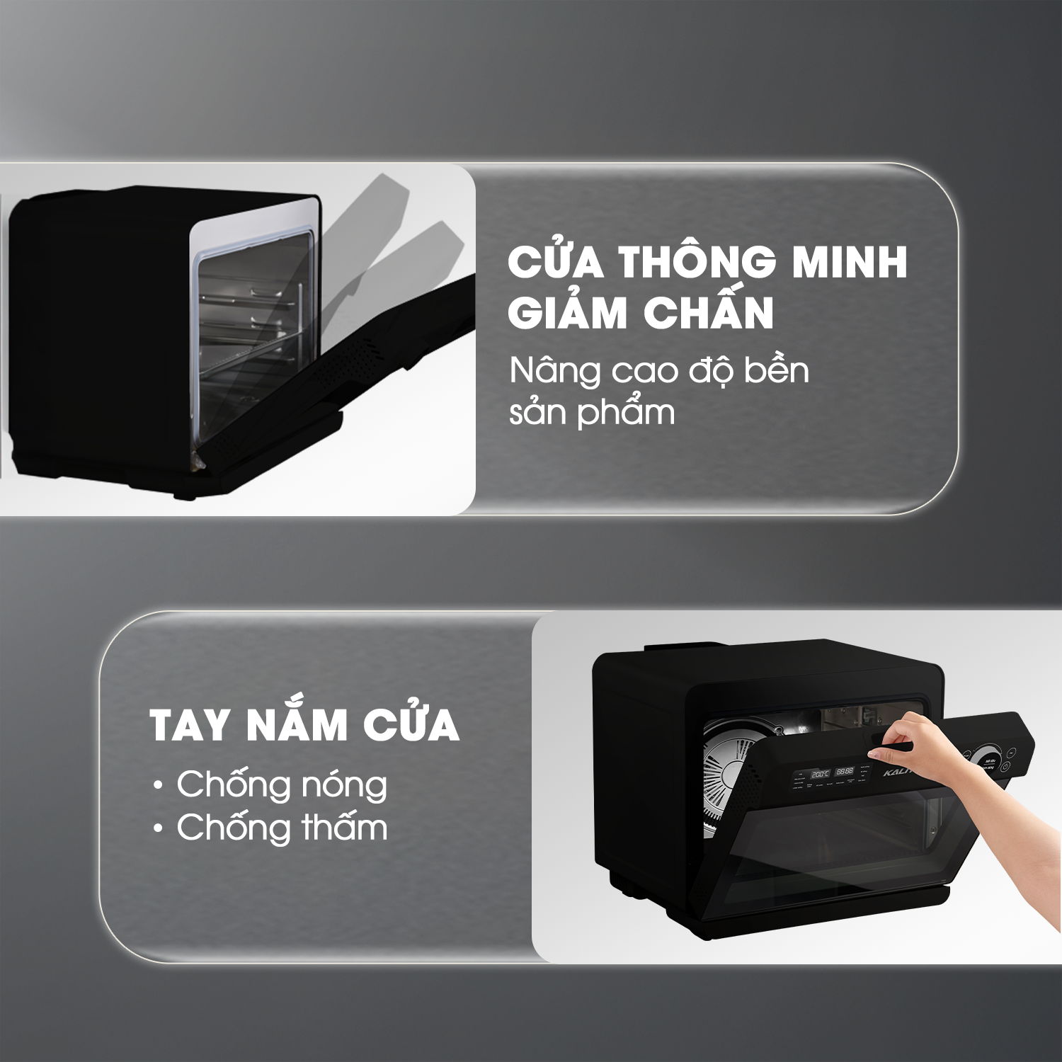 Nồi chiên hơi nước KALITE STEAM FUSION PRO, 4in1 chiên, hấp, nướng, rã đông, 20 lít_thumbnail_2