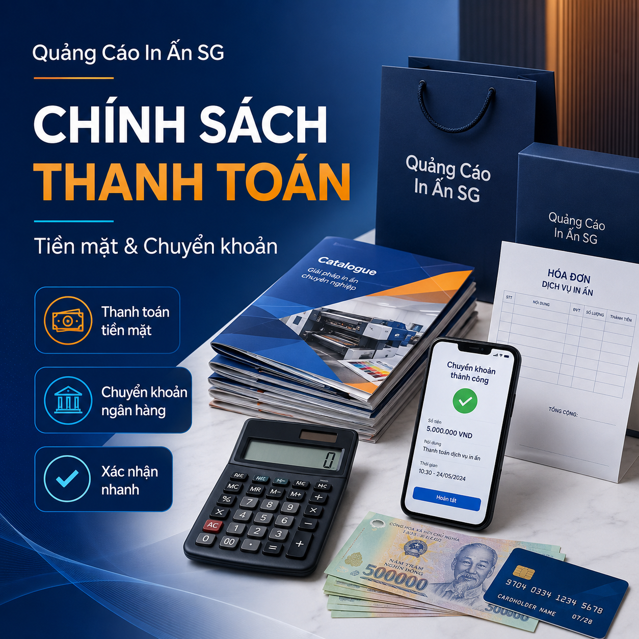 Chính Sách Thanh Toán | Quảng Cáo In Ấn SG