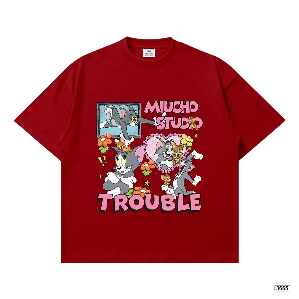 Áo thun nữ form boxy hoạt hình Mèo chuột Miucho 3665_thumbnail_17