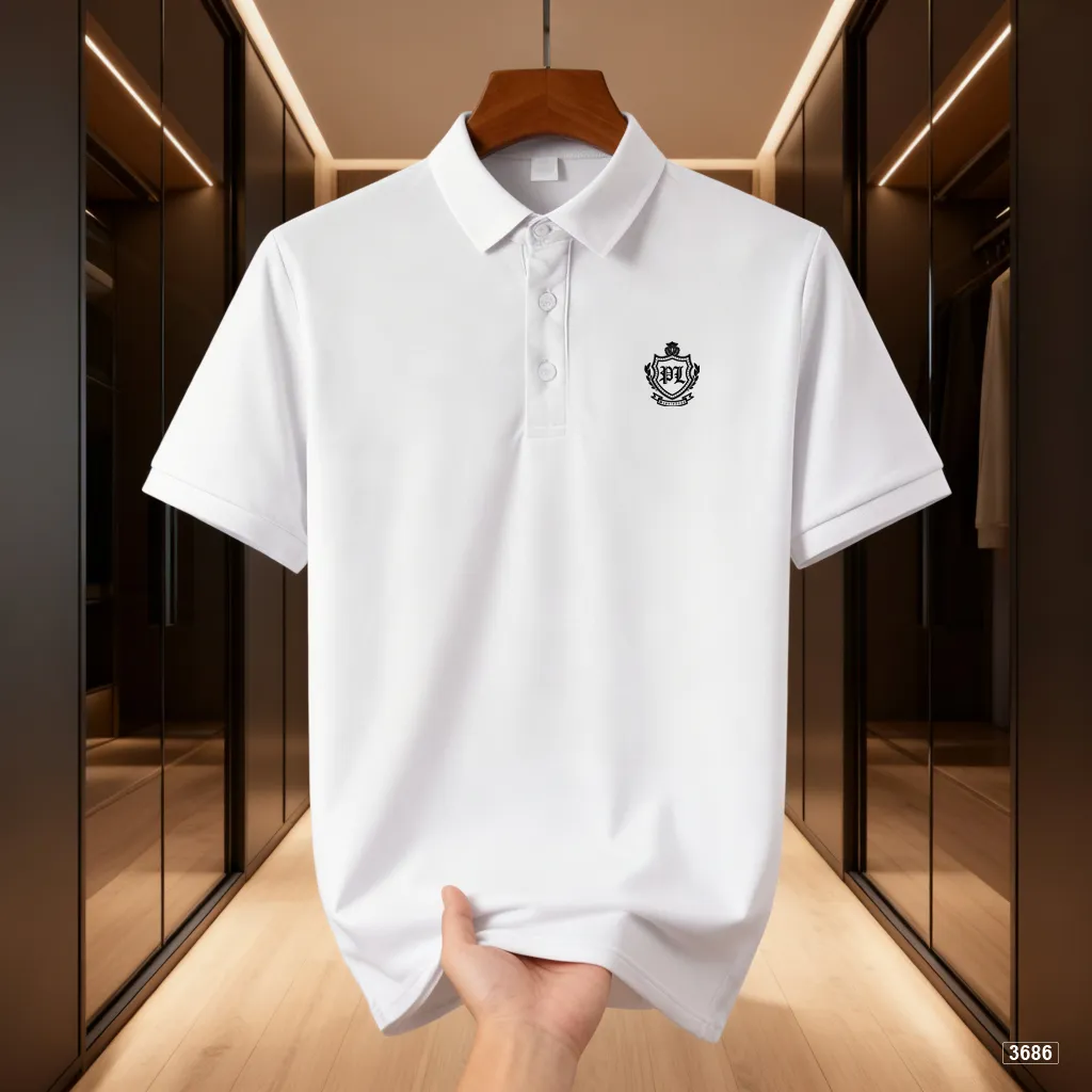Áo polo form vừa phong cách tối giản dễ phối Polux 3686