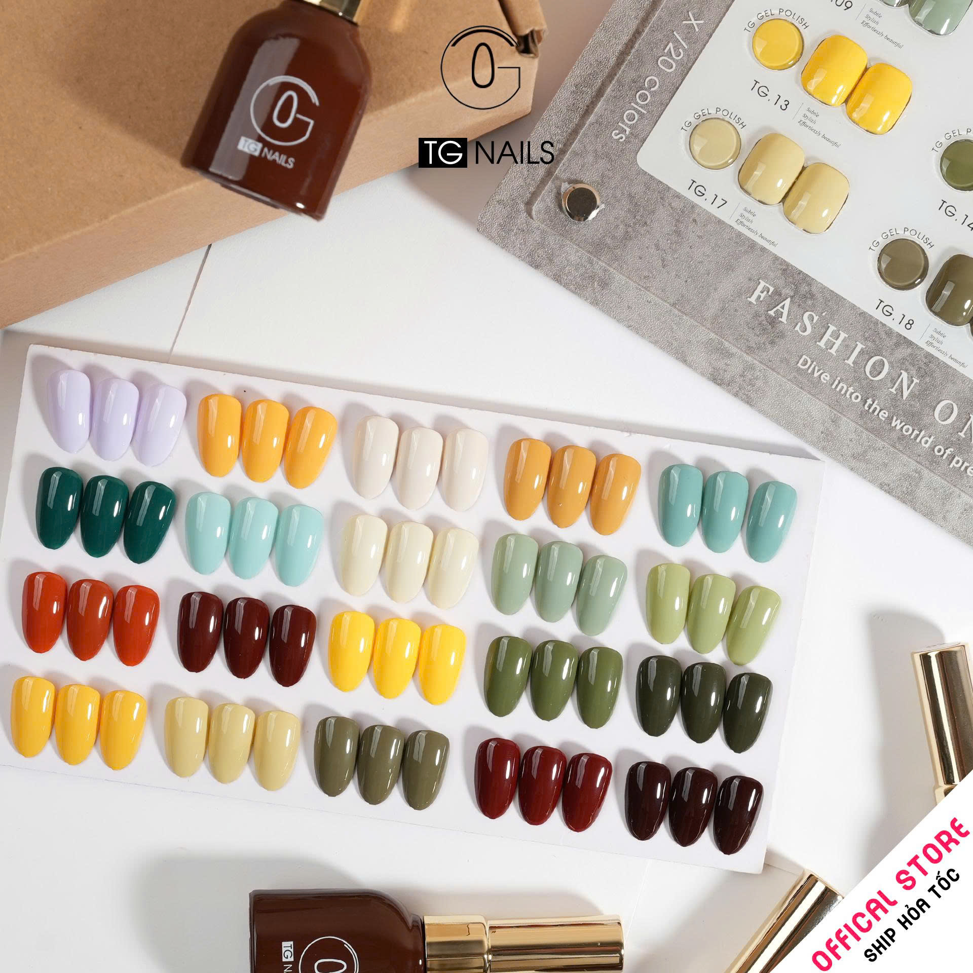  Combo 20 màu Xanh TG Nails kèm bảng màu_thumbnail_3