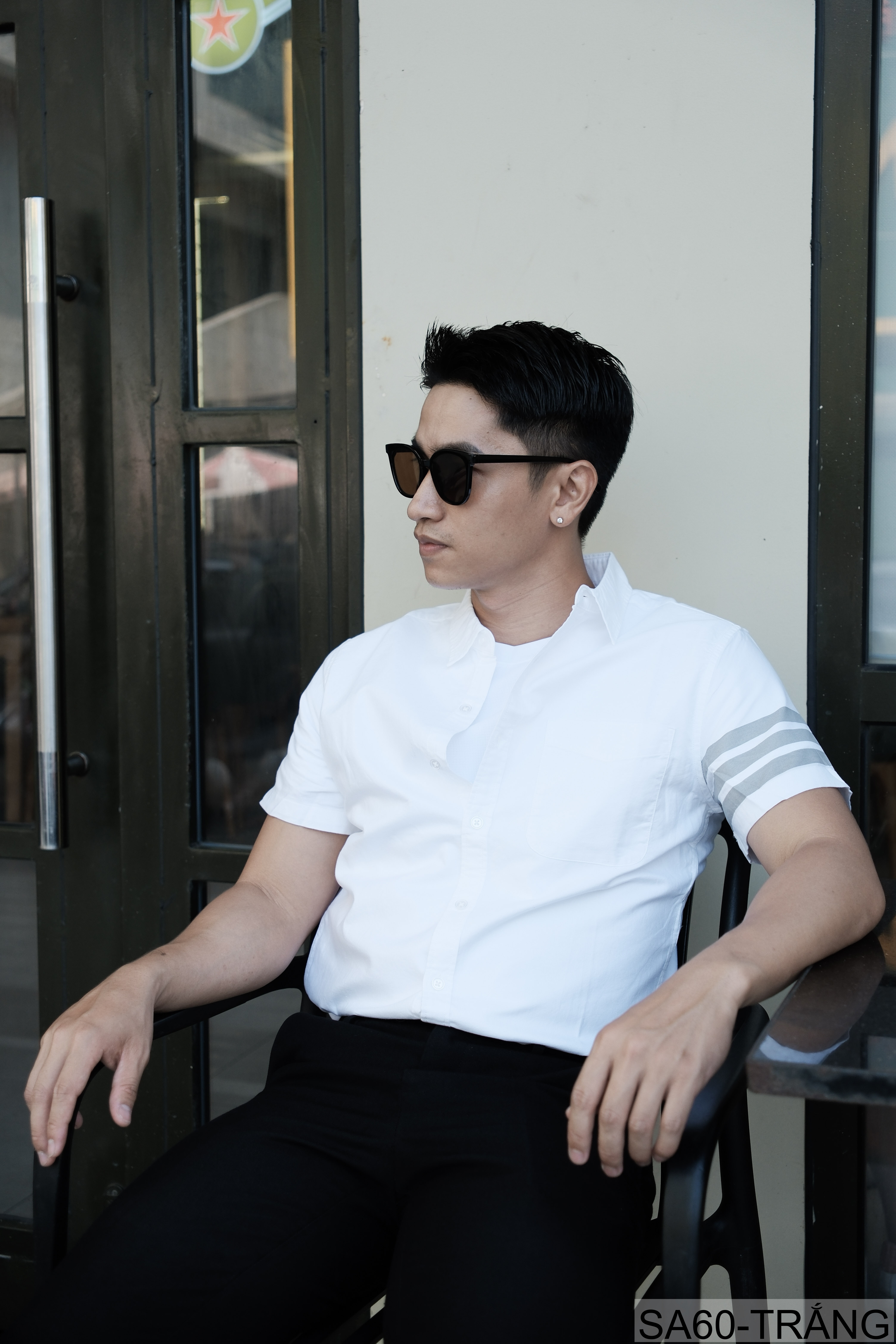 SA60 - Áo Sơ Mi Nam Tay Ngắn Phong Cách Nhật Bản Chất Cotton Thoáng Mát Đa Dụng_thumbnail_6