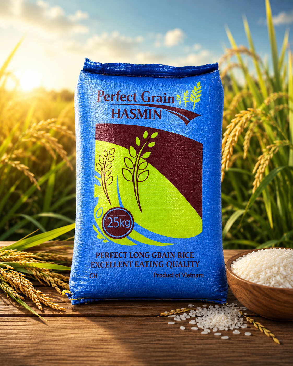 Perfect Grain Hasmin Rice 25KG