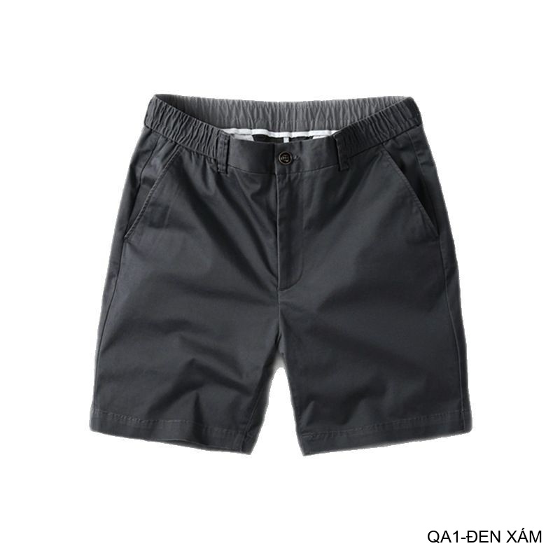 QA1 - Quần short nam ống rộng co giãn, chất cotton thoáng mát, phong cách Nhật Bản mùa hè_thumbnail_4