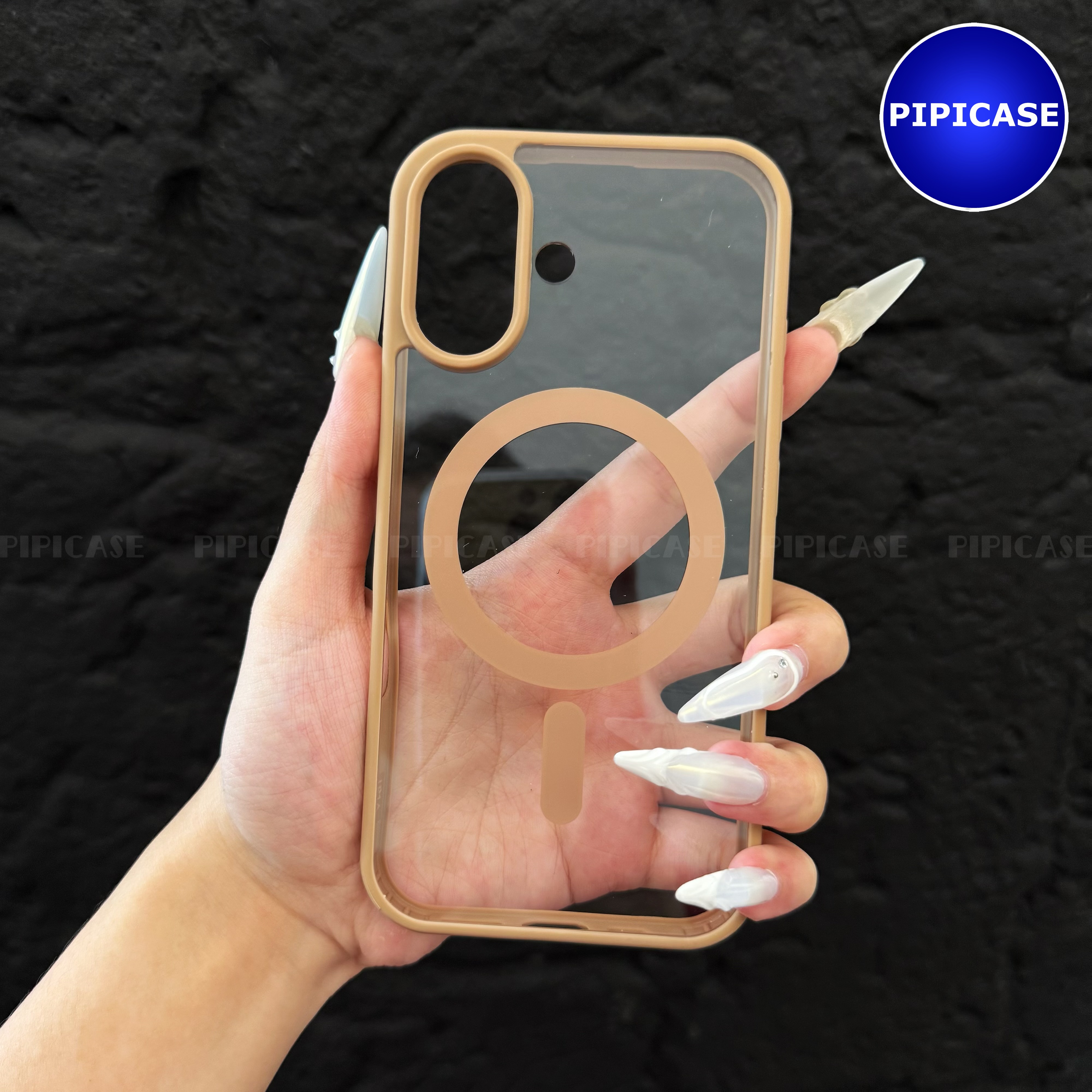 Ốp Lưng iPhone 16 Plus - Chic - Nâu Nhạt_thumbnail_10
