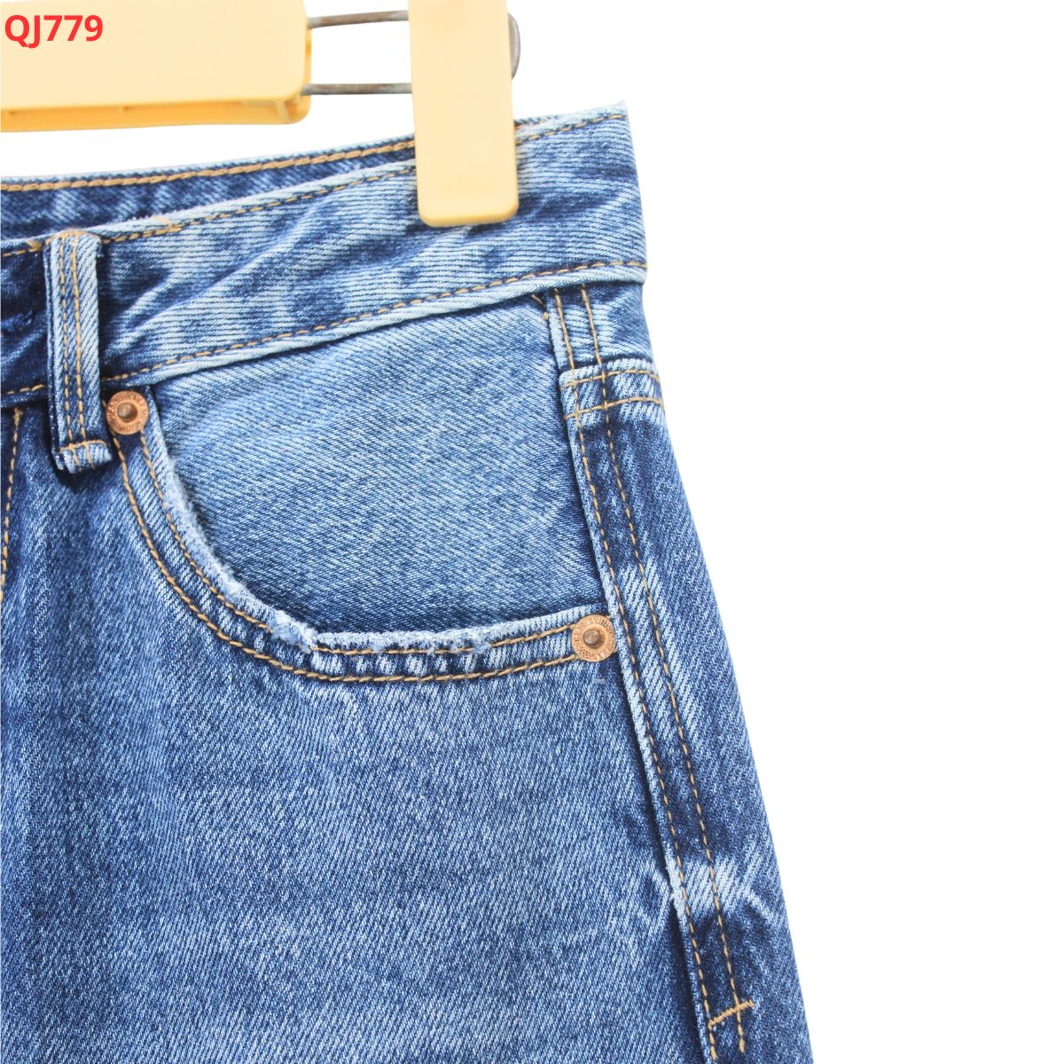 QJ779 - Jeans ống suông - đậm_thumbnail_10