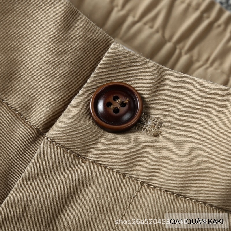 QA1 - Quần short nam ống rộng co giãn, chất cotton thoáng mát, phong cách Nhật Bản mùa hè_thumbnail_26