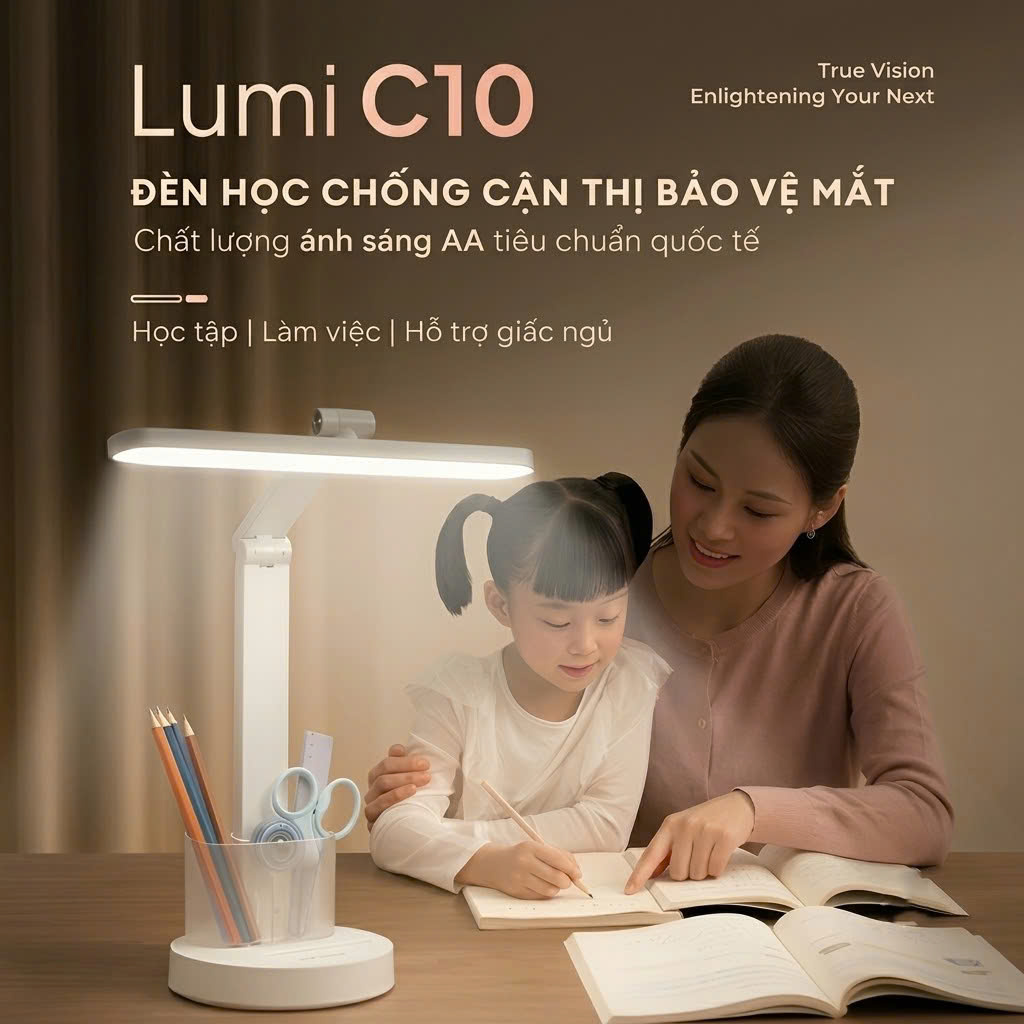 Đèn Học Chống Cận Thị Bravio Lumi C10