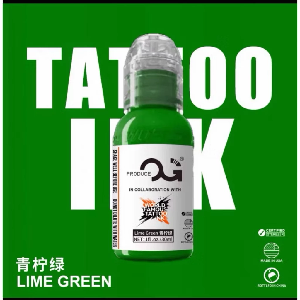 OG x World Famous Ink - Lime Green
