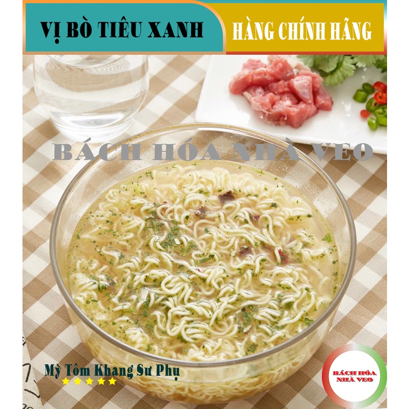 [Thùng 24 Gói] Mì Tôm trung quốc - hiệu Khang Sư Phụ - vị Bò Tiêu Xanh, 𝐅𝐫𝐞𝐞 𝐒𝐡𝐢𝐩 , Hàng Chuẩn, Date Mới_thumbnail_3