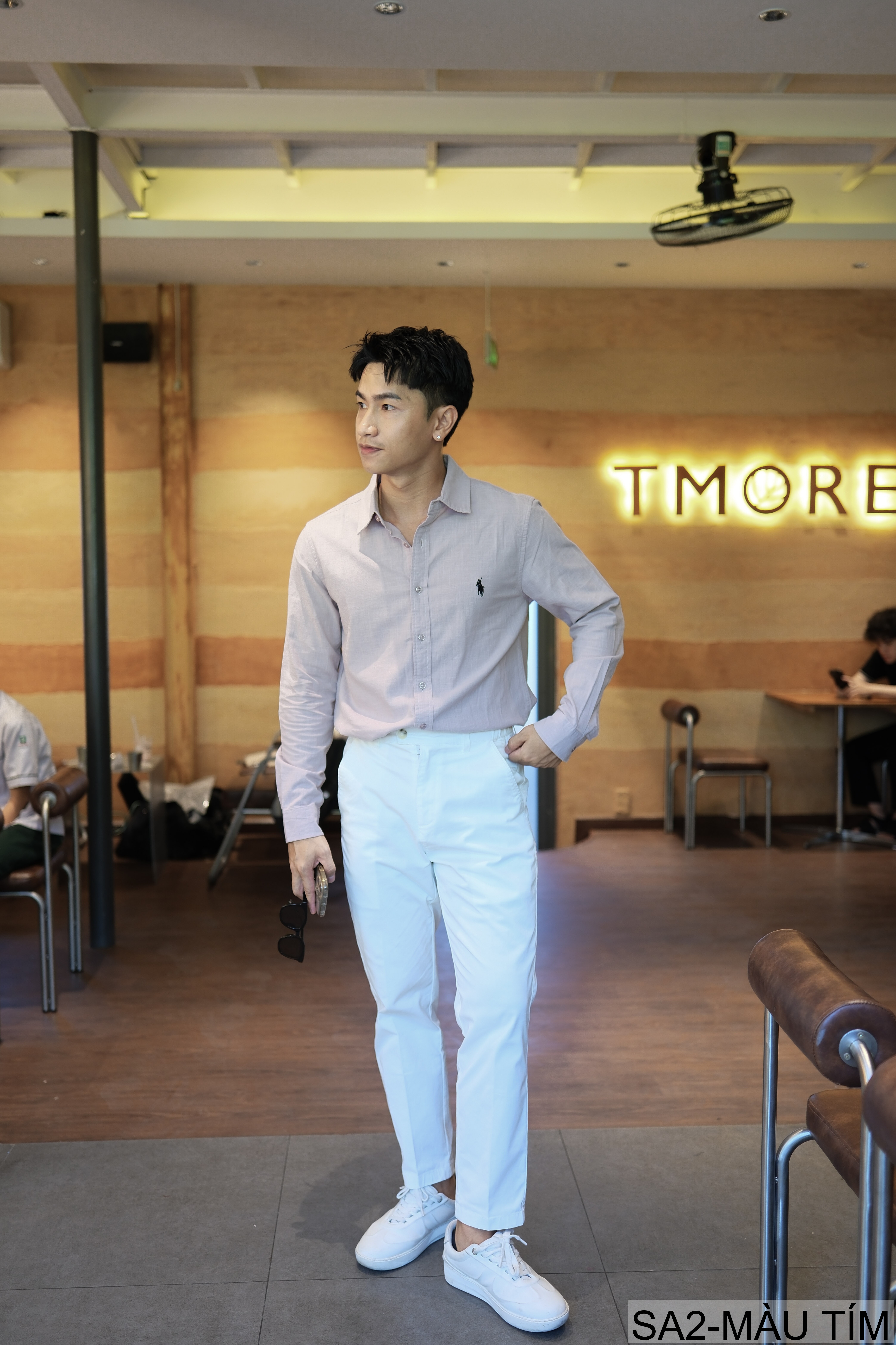 SA2 - Áo sơ mi nam dài tay thêu logo nhỏ, chất cotton mềm mại, dáng rộng thoải mái, phong cách Nhật Bản_thumbnail_30