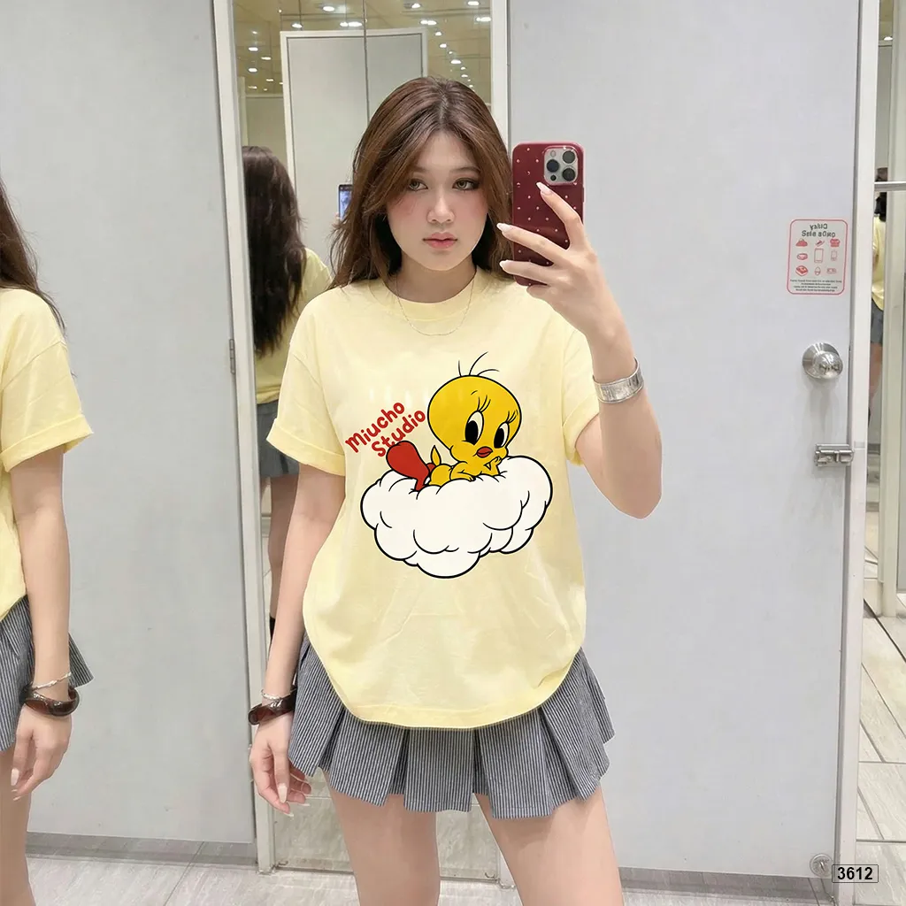 Áo thun nữ form boxy nhân vật hoạt hình dễ thương Miucho 3612_thumbnail_3