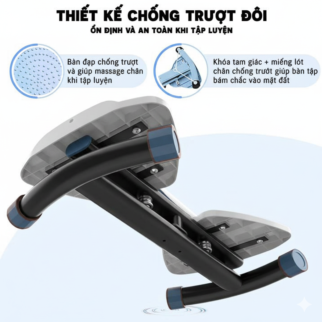 Bàn Xoay Eo Tập Bụng Habana Sport [ TẶNG] Bộ Phụ Kiện Chuyên Dụng