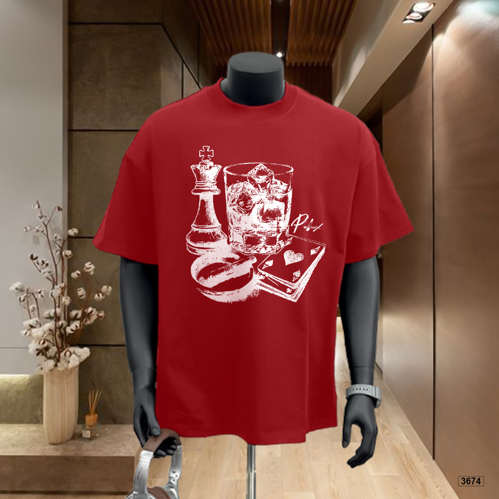 Áo thun nam form rộng phong cách đường phố Polux 3674_thumbnail_2