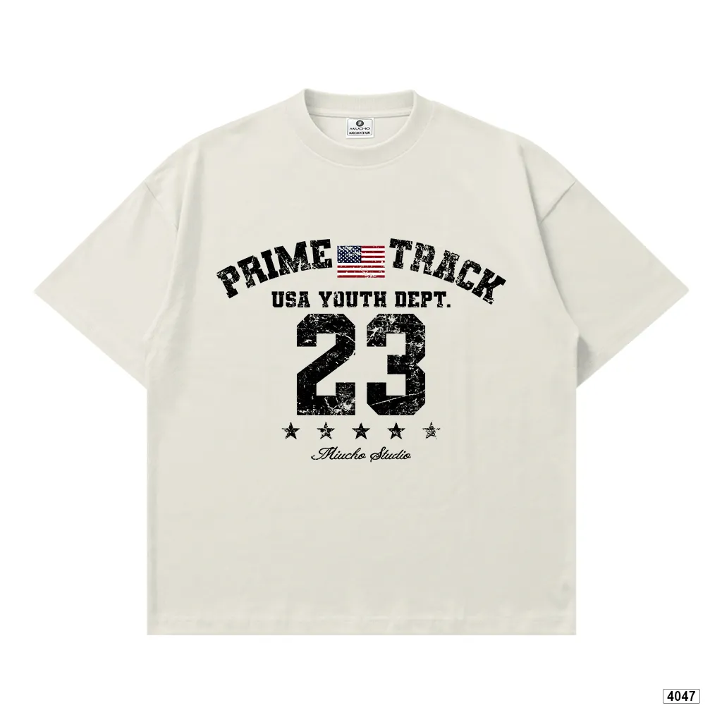 Áo thun unisex form boxy Old School vibe Miucho 4047_thumbnail_10