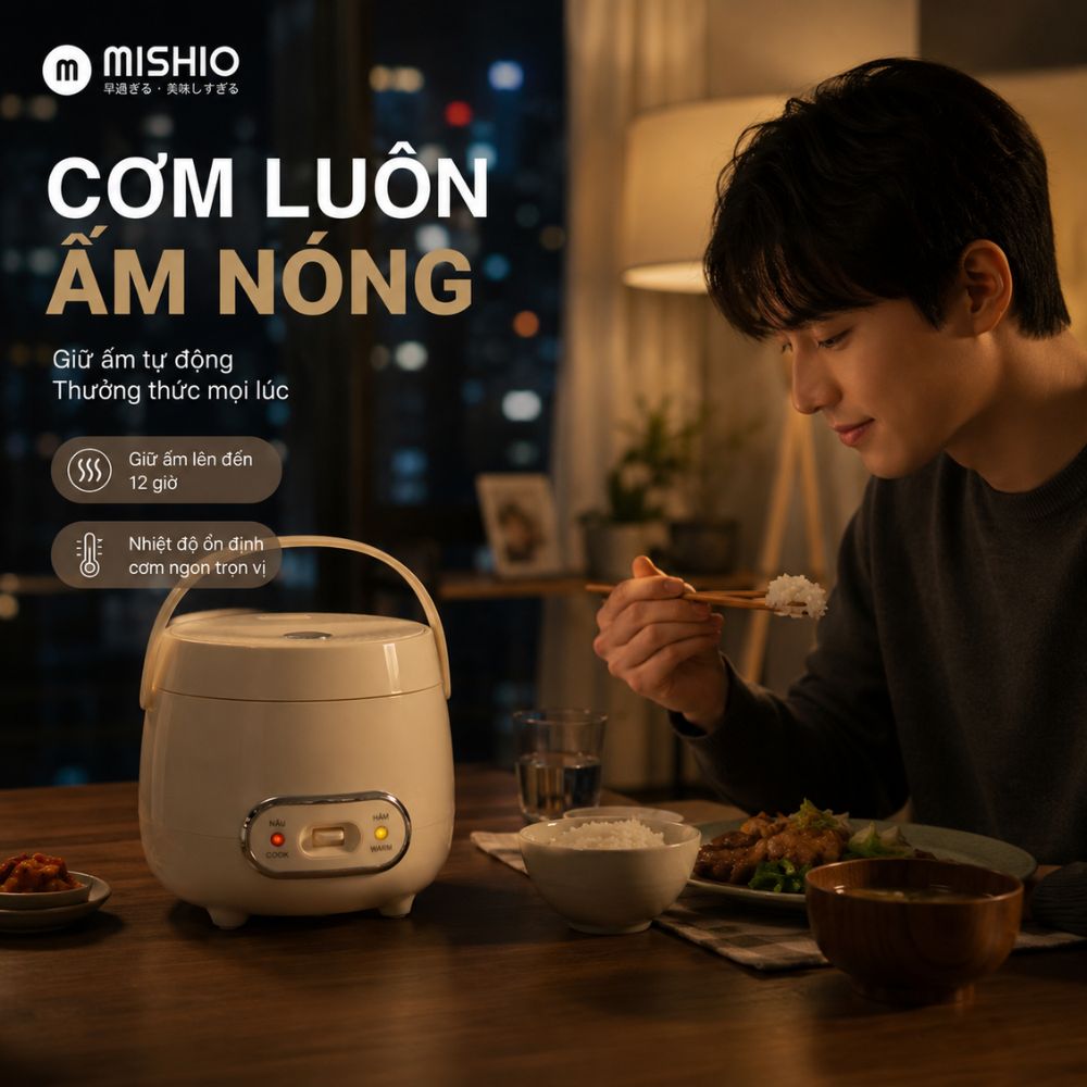 Nồi cơm điện 1.2L Mishio MK387_thumbnail_6