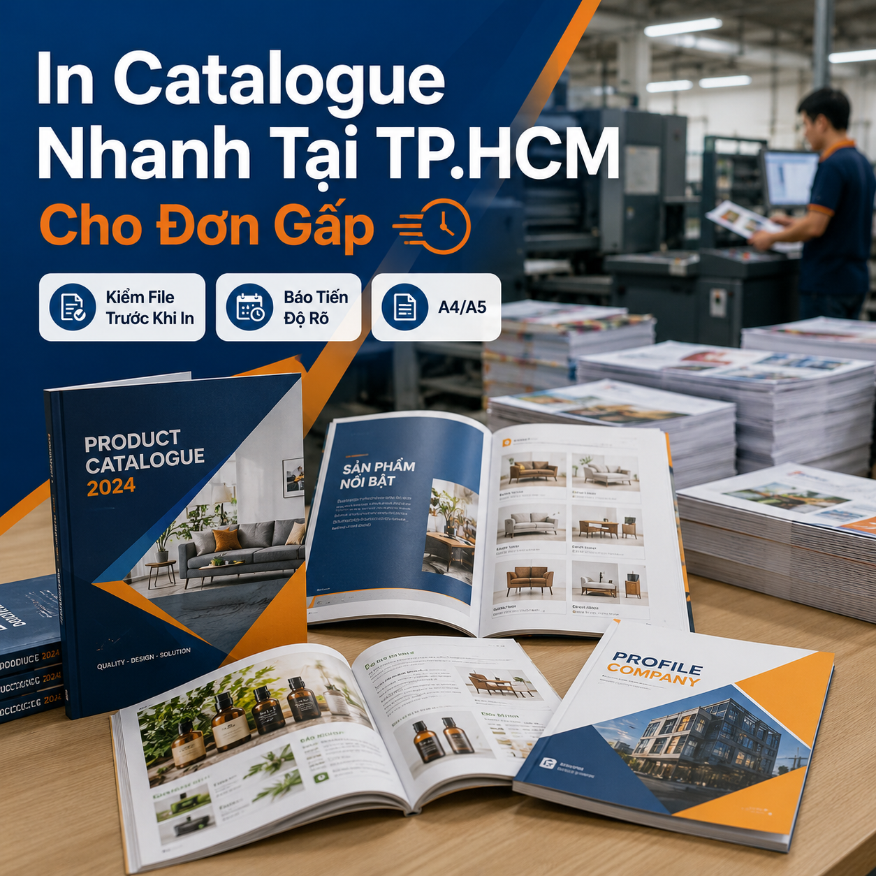 In Catalogue Nhanh Tại TP.HCM Cho Đơn Gấp | In Ấn SG