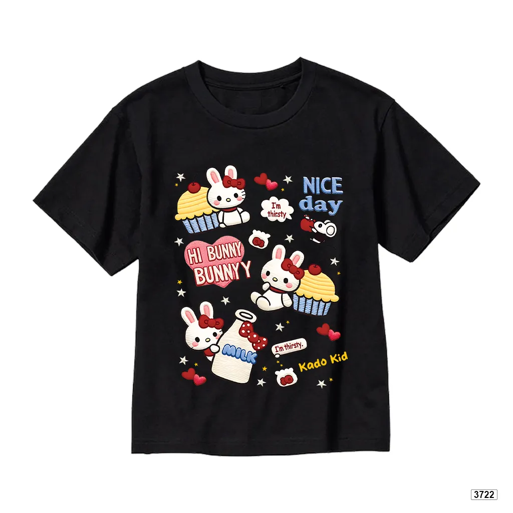 Áo thun bé gái chất thoáng mát Bunny đáng yêu Kado 3722_thumbnail_7