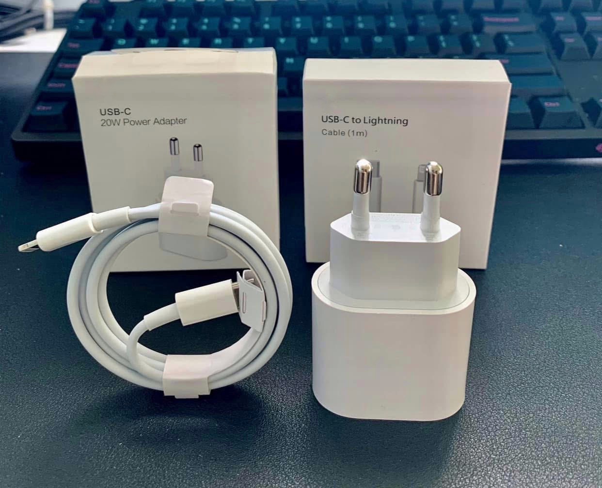 Bộ Sạc Nhanh PD 20W Cho Iphone X/11/12/13/14 USB-C To Li