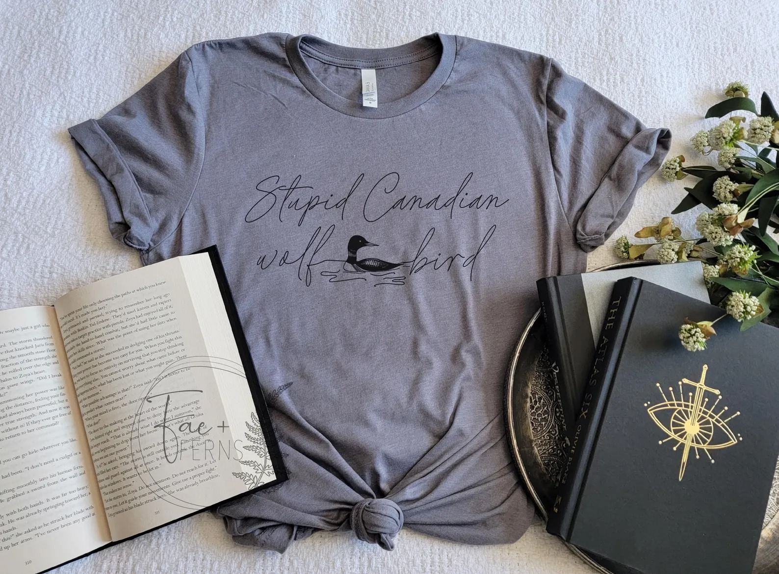 Canadian Wolf Bird T-shirt | Hockey Romance_thumbnail_2