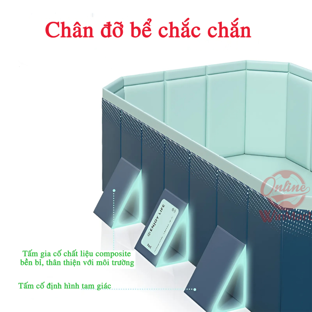 Bể Bơi Gấp Gọn Không Cần Bơm Hơi Cao Cấp_thumbnail_4