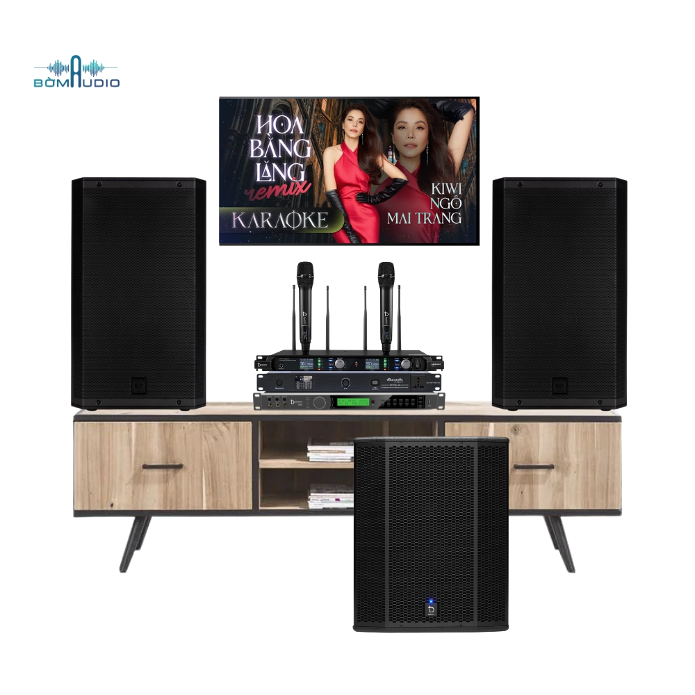 Combo Karaoke RD460 Vang Số DBACOUSTIC PRO2 + Micro DBACOUSTIC DB750PRO MKII + Quản Lý Nguồn DBACOUSTIC SP10PLUS + Loa Full RCF ART 912-A + Loa Sub DBACOUSTIC KS715SA  - B460_thumbnail_0
