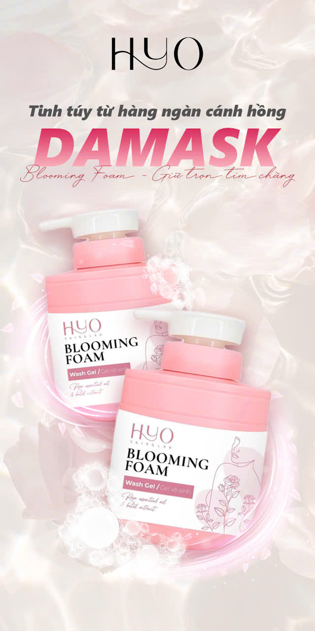 BLOOMING FOAM - HYO SKIN & LAB - 300ML [ Dung Dịch Vệ Sinh ]_thumbnail_6