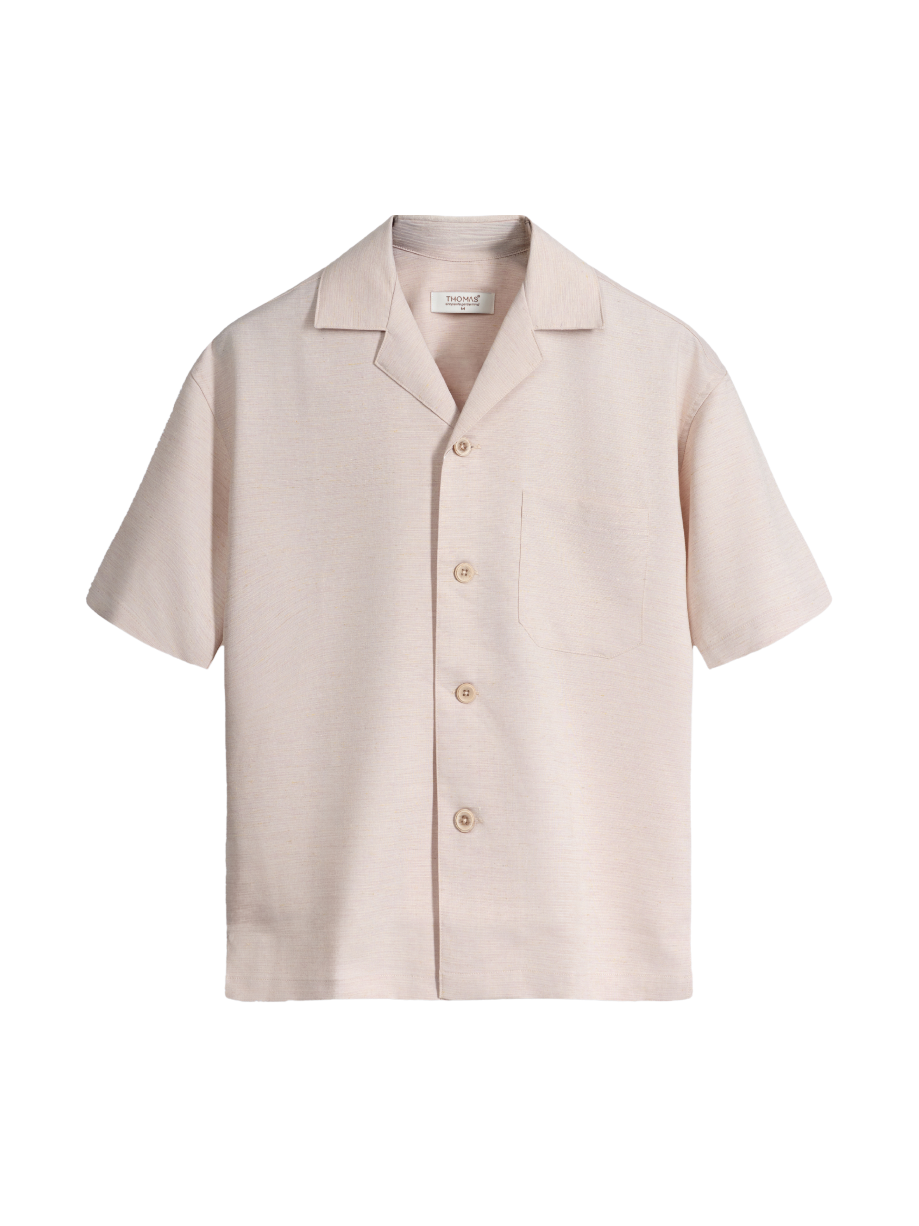 Áo Sơ Mi Cuban Vento Vải Linen Form Regular