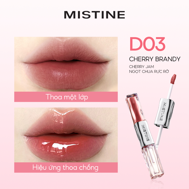 [MISTINE] Son kem 2 đầu bóng & lì Mistine Tipsy-Lock Lip Duo_thumbnail_5