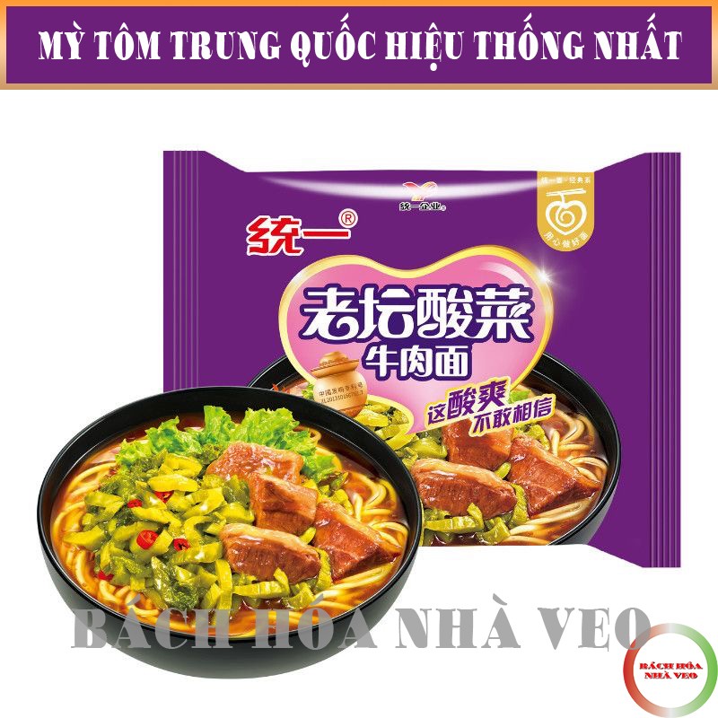 [SALE] Mỳ Tôm Trung Quốc Hiệu Thống Nhất, Tự Chọn Các Vị, Hàng Chuẩn, Date Mới, Mỳ Trung Quốc Siêu Thơm Ngon