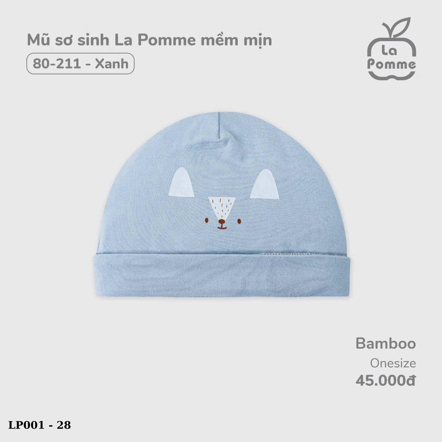 Nón sơ sinh La Pomme (new)_thumbnail_7