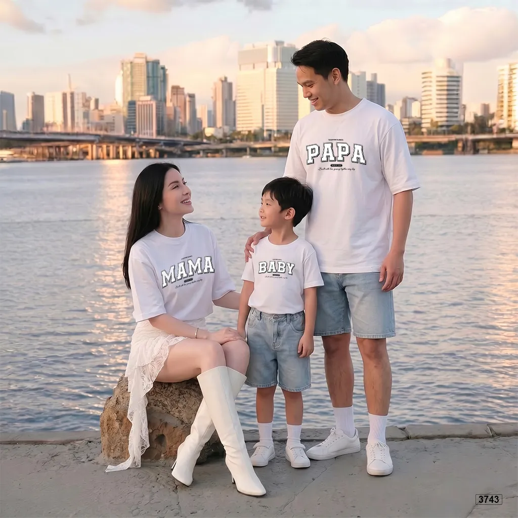 Áo thun gia đình bé và ba mẹ chất thoáng mát Kado 3743_thumbnail_2