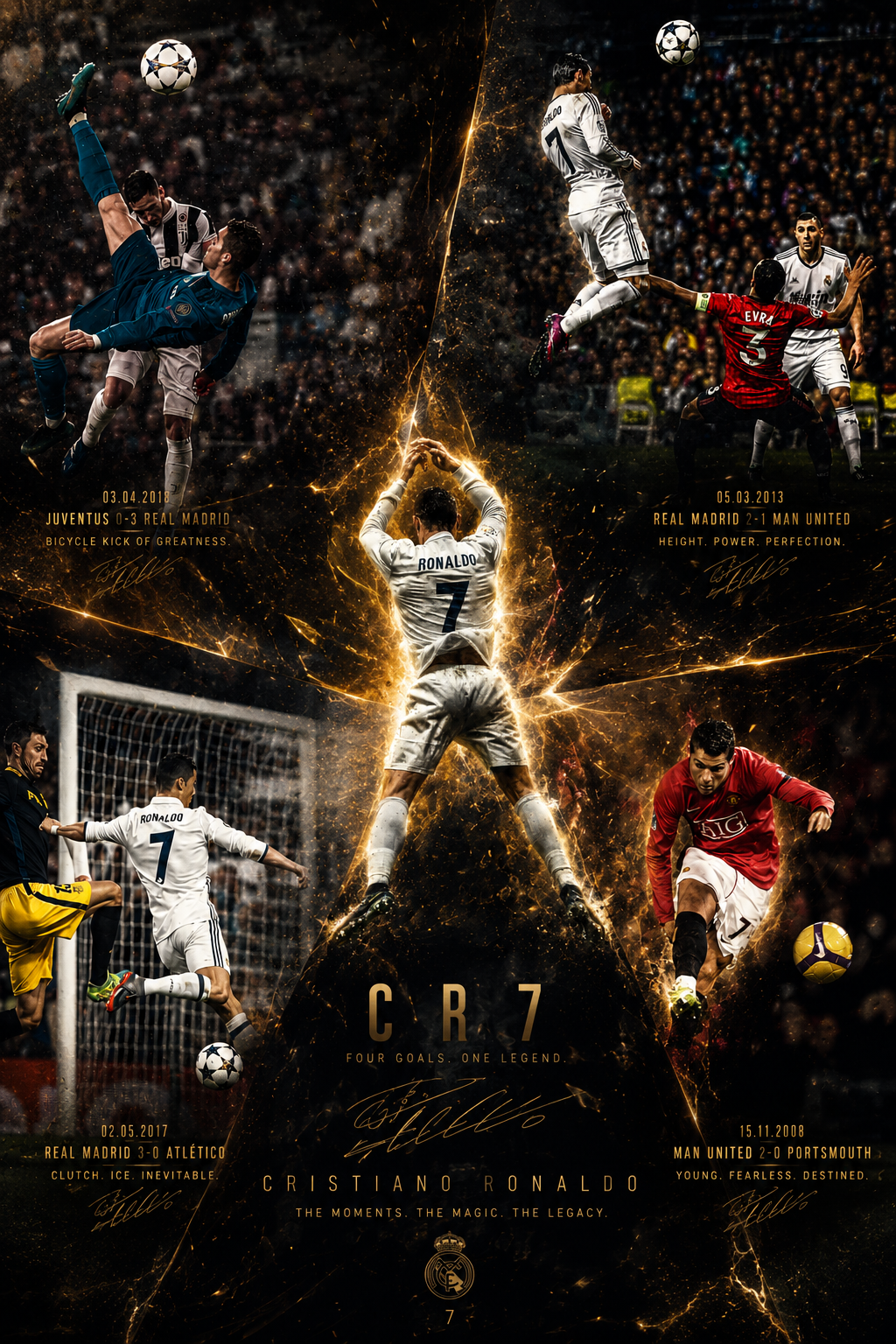 CR7 – Four Goals, One Legend