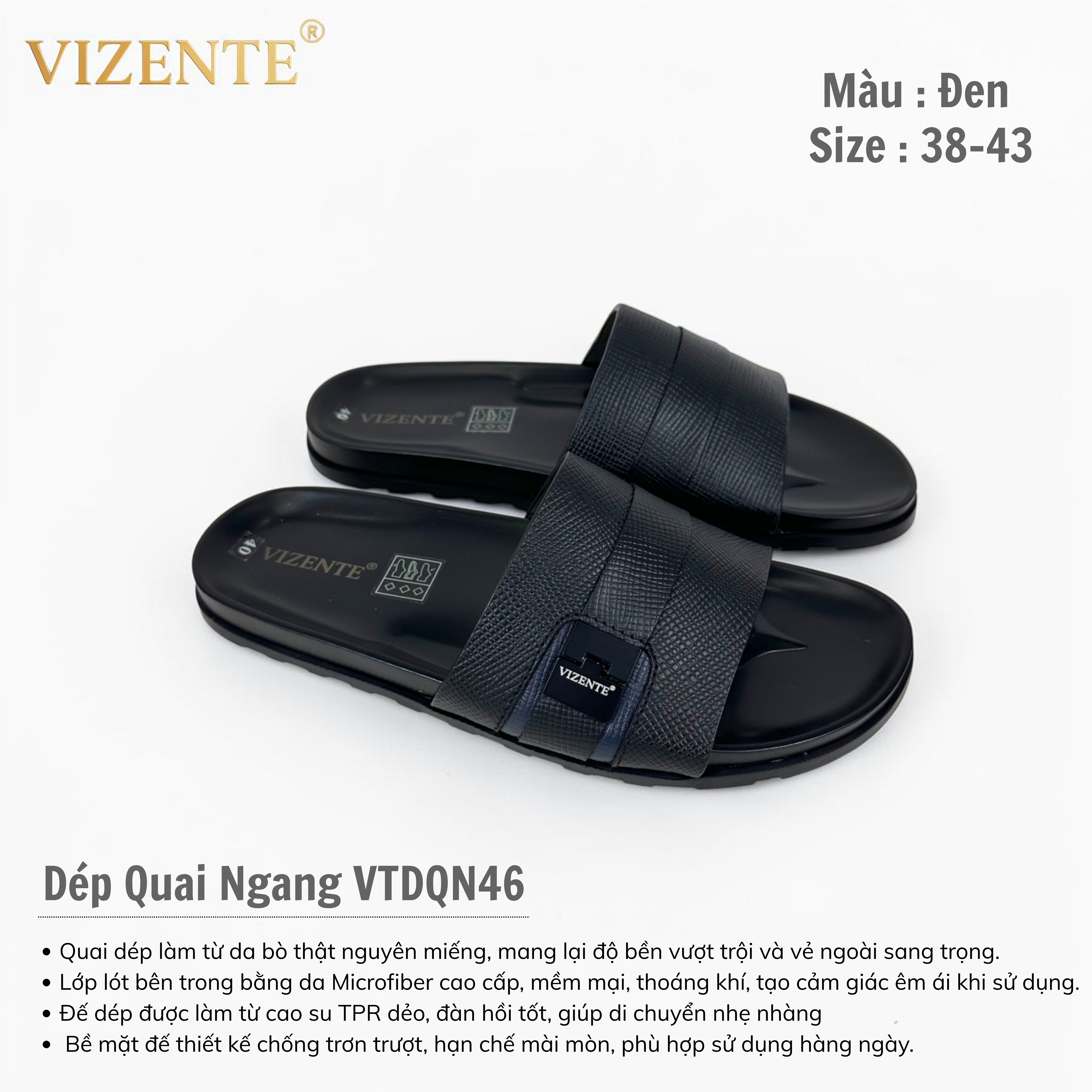 Dép Quai Ngang VT46