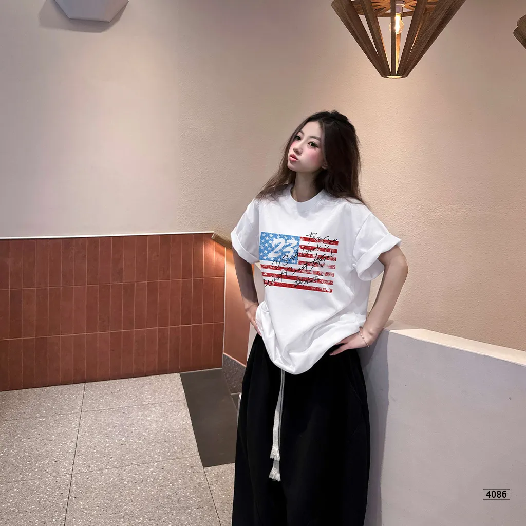 Áo thun boxy unisex cá tính Miucho 4086_thumbnail_6