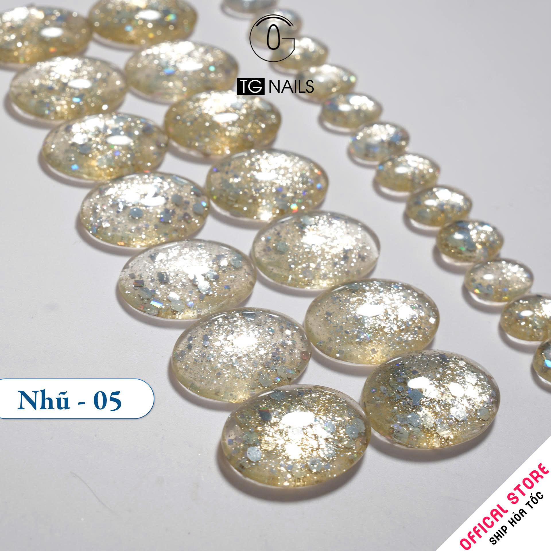Sơn gel Nhũ kim tuyến siêu sáng TG chai 10g_thumbnail_8