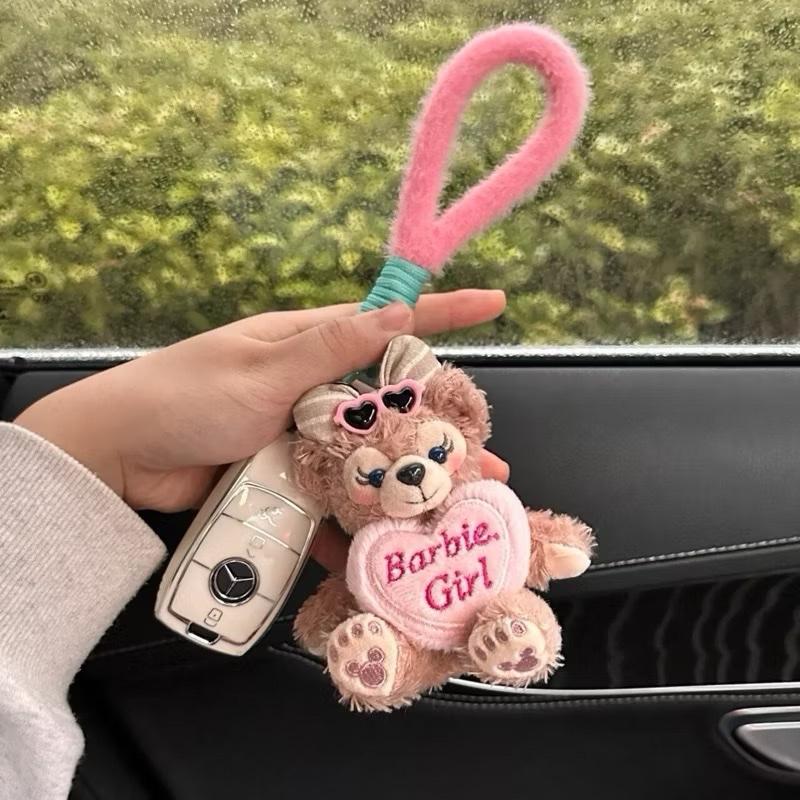 Móc Khoá Thỏ Tym Barbie Girrl Thắt Nơ Xinh Treo Phụ Kiện Tú i Xách_thumbnail_5