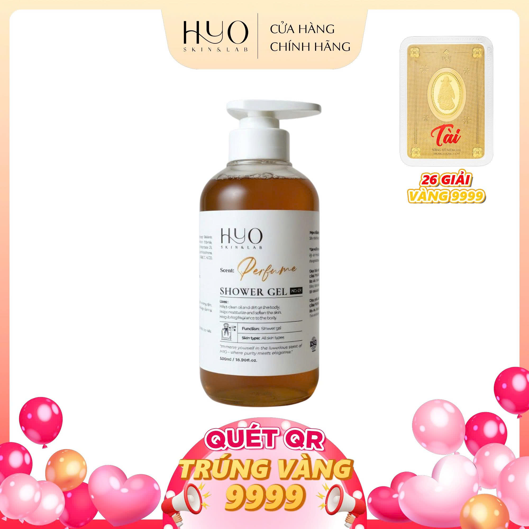 [A125] PERFUME SHOWER GEL 500ML - HYO SKIN & LAB
