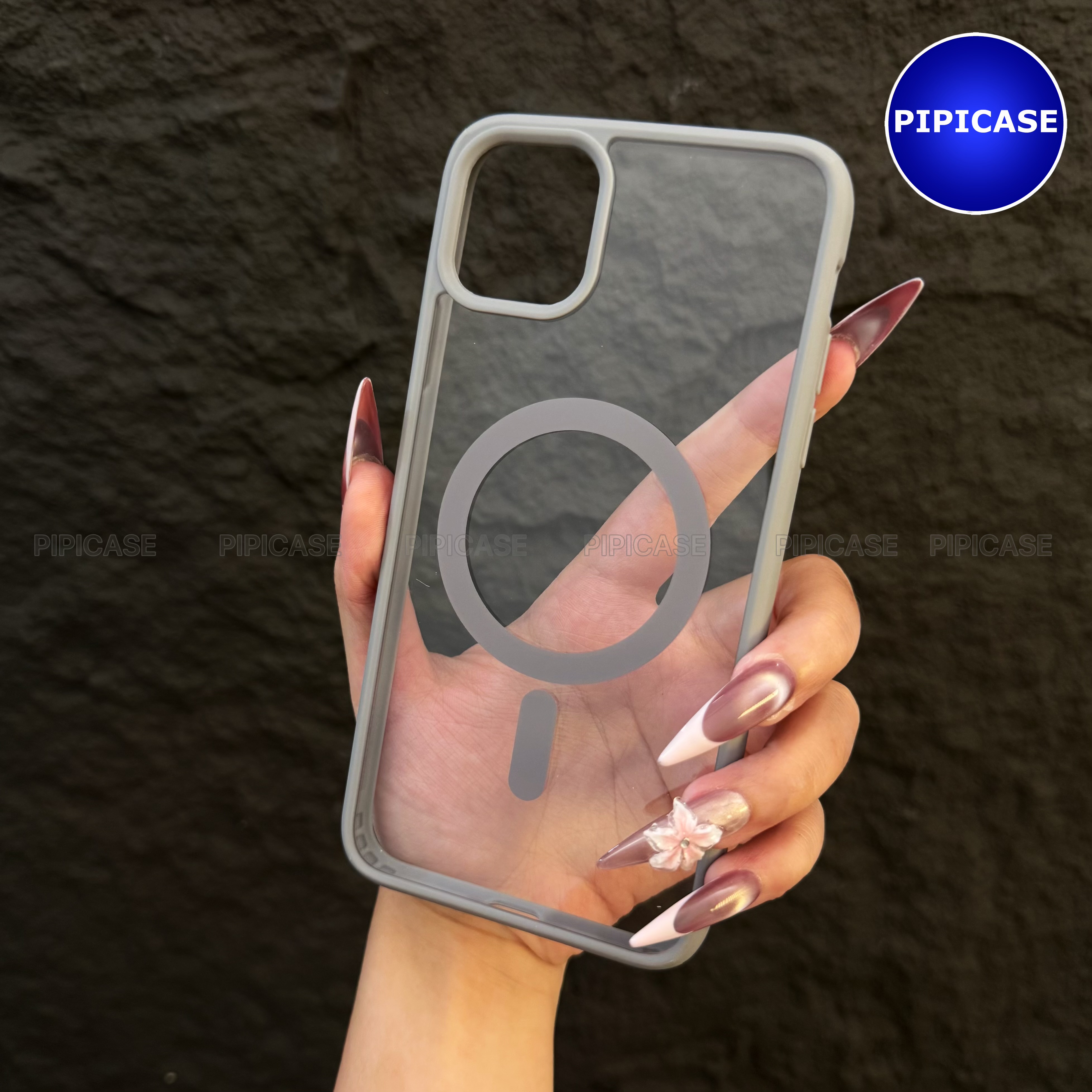 Ốp Lưng iPhone 11 Pro Max - Chic - Xám